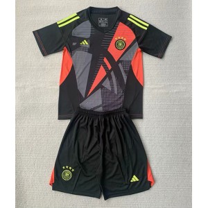 Fotbalové Dres Německo Brankářské Dětské Domácí Oblečení ME 2024 Krátký Rukáv (+ trenýrky)